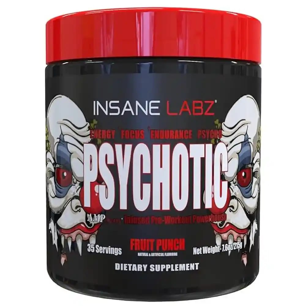 Insane Labz Psychotic Pre-workout | 35 Servings ( FRUIT PUNCH FLAVOUR)