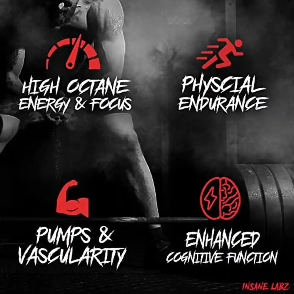 INSANE LABZ PRE_WORKOUT 35.SERVING, ( CHERRY LIMEADE)